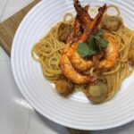 Laksa, Fusion Pasta, Spaghetti, nyonyalite, peranakan food, Nyonya food,