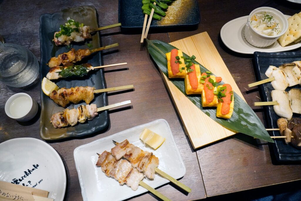 Food that we ordered from Fukumimi Hanare